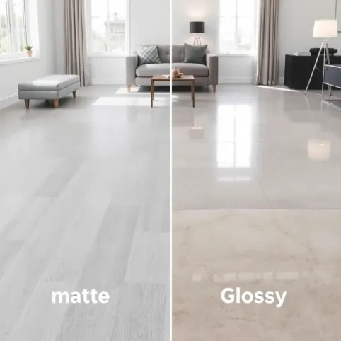 Jakie płytki do salonu  matowe czy z połyskiem