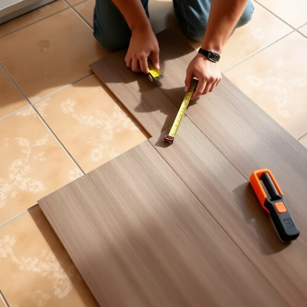 Jak położyć panele winylowe na płytki