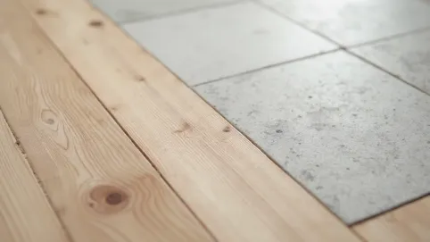 Jak połączyć płytki z panelami bez listwy